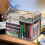 Clear Book Storage Box Transparent Foldable 15.0x9.4x12.6 in 1