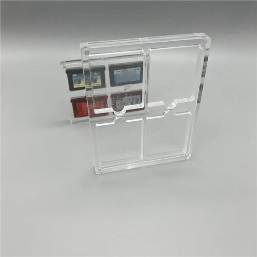 2X High Transparency Acrylic Magnetic Suction Cover Games Storage Box Hard Shell Cartridge Case for GameBoy GB GBC
