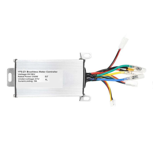 2X Electric Scooter Controller Aluminum Scooter Brushless Motor Controller 36V 15A 350w for Scooter Controller