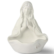 Skulptur der Jungfrau Maria, Statue, Aufbewahrungsdekoration, Hausaltar, Statue, Katholische Religiöse Heilige, Heimdekoration, Weiß
