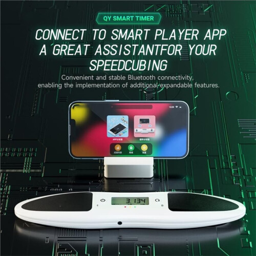 Timer  Competition Speedcubing per Cubi 3x3, Supporta il Timing Intelligente per Risoluzioni Rapide e Accurate.