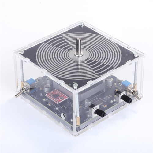 MWO Automatic Rotating Multi-Wave Oscillator Rotating Ornament - Rotating Copper  Light & Shadow Ornament EU Plug