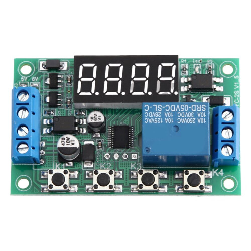 5V 12V 24V Delay  Relay Control  Module Timing Cycle Power-Off Signal Triggers Embedded Direct AC C 1