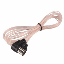 4X FM Rund Funk Antenne 75 Ohm Dipol Innen T Antenne Antennen Stecker F Stecker Übertragung FM Antenne Hoch Wertige Transparente Doppel Parallel