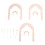 Soft Ceramic Earrings/Pendant Perforated Auxiliary Bracket with Scale Clay Thickness Balance Ruler Polymer Clay Tool 2