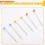 Soft Ceramic Earrings/Pendant Perforated Auxiliary Bracket with Scale Clay Thickness Balance Ruler Polymer Clay Tool 7