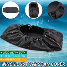 3X 600D Winch Dust-Proof Cover 5000LB-13000LB Pound Capacity Range Waterproof Winch Cover Car Accessories