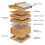 Assembled National Pine Bee Hive Starter Kit 6