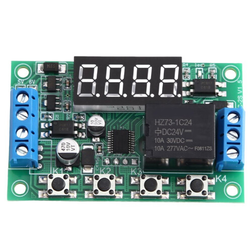 5V 12V 24V Delay  Relay Control  Module Timing Cycle Power-Off Signal Triggers Embedded Direct AC B 1