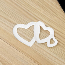White Foam Heart Wreath Form Lightweight 20-Pack