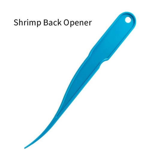 2pcs Shrimp Deveiner and Peeler Set, Long-Lasting Plastic Material, Ergonomic Handle, Quick Peeling 1