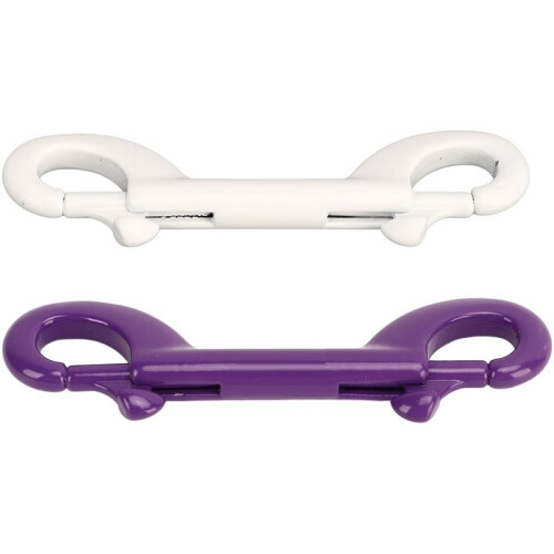 Bolt Snaps Double Ended Hook 90mm Stainless Steel Diving Double Headed Hook Quick Release Spring Hooks for Diving A 1