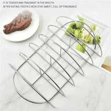 2X Barbecue Rib Rack for Smokers,for Large Green Eggs and Kamado Joe Smoker or Larger Barbecue Rack