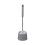 Toilet Brush Set with Holder Ergonomic Soft Bristles Compact 1