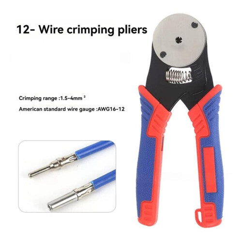 För Deutsch  Crimp Tool 12 Connector Tool 4 Way Indent 8 Impression Type Closed Crimper Pin Crimping Tool A 2