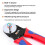 För Deutsch  Crimp Tool 12 Connector Tool 4 Way Indent 8 Impression Type Closed Crimper Pin Crimping Tool A 4