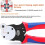 För Deutsch  Crimp Tool 12 Connector Tool 4 Way Indent 8 Impression Type Closed Crimper Pin Crimping Tool A 5