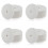 Perforated Round Coffee Filters 400 Count 3.75 Inch Flat 1
