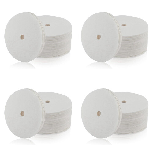 Perforated Round Coffee Filters 400 Count 3.75 Inch Flat