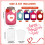 Valentine's Day Candy Cards Drifting Bottle Shape 50 pcs 3