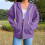 Women's Plain Zip-Up Hoodie Fleece-Lined Lightweight 1 Pack 2