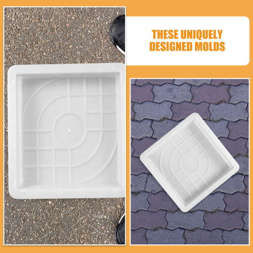 Stepping Stone Mold DIY Concrete Brick 2 pcs 1