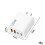 120W White GaN Charger 2x USB-C 2x USB-A 5