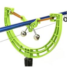 Double Bell Fishing Rod Holder Alarm Indicator Rod Holder Double Bell Alarm Sound Alarm Fishing Accessories