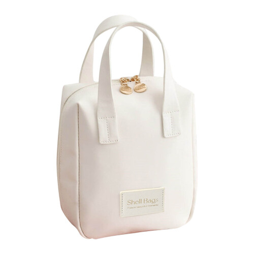 Travel Makeup Bag PU Leather Large U-Shaped Opening with 2