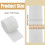 Knit Elastic Band White 3 Inch x 8.5 Yards 2