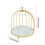 Wrought Iron Gold Birdcage Stand 10x8in 2