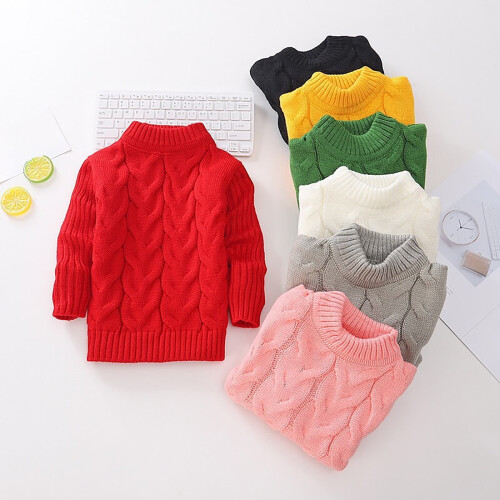 Baby Girl Sweater Autumn Winter Thick Pullover 2