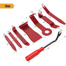 8PCS Auto Trim Scratch Removal Tool Car Audio Dash Panel Window Molding Fastener Remover Tool Kit