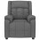 VidaXL vidaXL Massagesessel Elektrisch Dunkelgrau Stoff 4