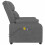 VidaXL vidaXL Massagesessel Elektrisch Dunkelgrau Stoff 5
