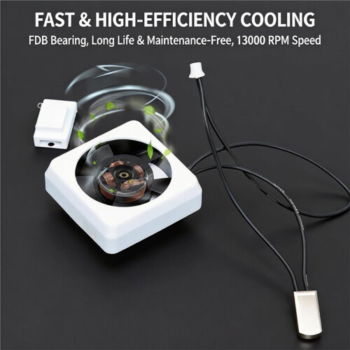 1set DC24V Extruder Koelventilator Assemblage voor A1/A1mini 3D Printer Reparatie, Motor Koelventilator 1