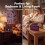 Pixel Clock,LED Display Alarm Clock,Application Control,Custom Text and Emoticon Materials,for Room,Countdown 3