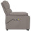 VidaXL vidaXL Massagesessel Elektrisch Taupe Stoff 5