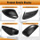 Rearview Side Mirror Cover Caps Shell Replacement for    MK5 5 6R 6C 2009-2017 Carbon Fiber Pattern 6