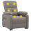 VidaXL vidaXL Massagesessel Elektrisch Taupe Stoff 7