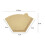 Coffee Filters Thickened Cone 100-Pack Natural Wood Pulp 4