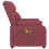 VidaXL vidaXL Massagesessel Elektrisch Weinrot Stoff 5