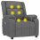 VidaXL vidaXL Massagesessel Elektrisch Dunkelgrau Stoff 8