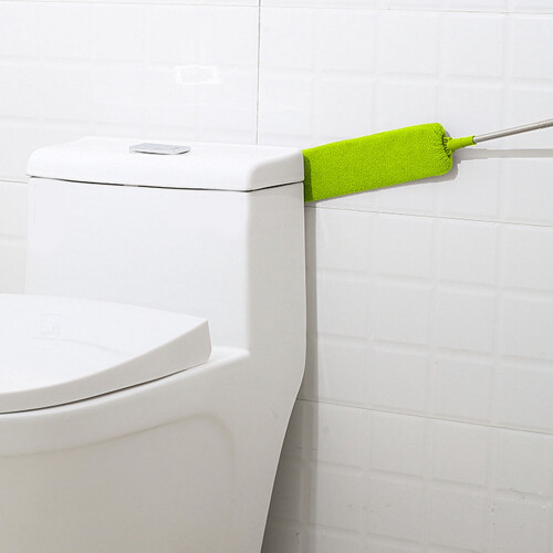 Retractable Flat Cleaner with Removable Microfiber Cloths 2