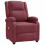 VidaXL vidaXL Ohrensessel mit Massagefunktion Weinrot Stoff 3