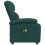VidaXL vidaXL Elektrischer Massagesessel Dunkelgrün Stoff 5