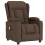 VidaXL vidaXL Massagesessel Braun Stoff 2