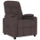 VidaXL vidaXL Massagesessel Dunkelbraun Stoff 2