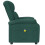 VidaXL vidaXL Ohrensessel mit Massagefunktion Dunkelgrün Stoff 4