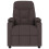 VidaXL vidaXL Massagesessel Dunkelbraun Stoff 3